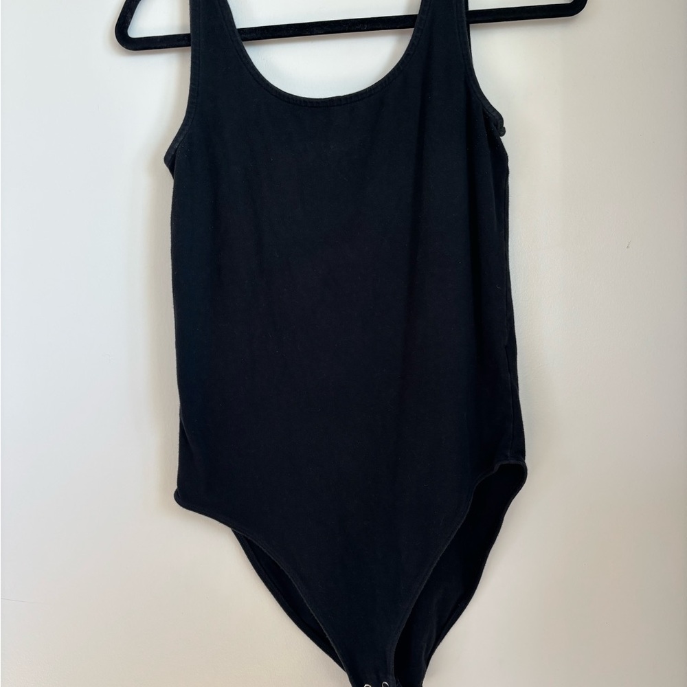 GAP Women's Classic Black Bodysuit
